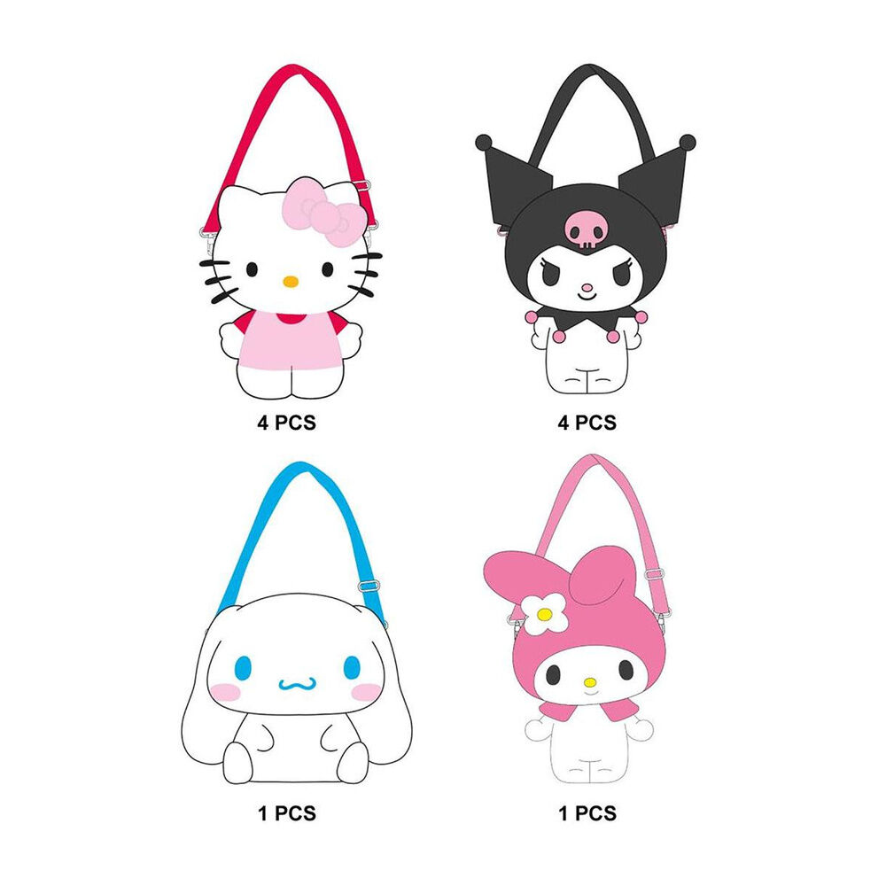 Bolso peluche Hello Kitty and Friends surtido - Frikibase.com
