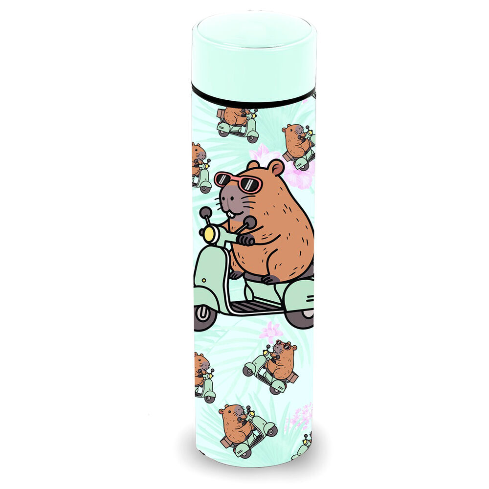 Botella acero inoxidable Capibara Oh My Pop! 500ml - Frikibase.com
