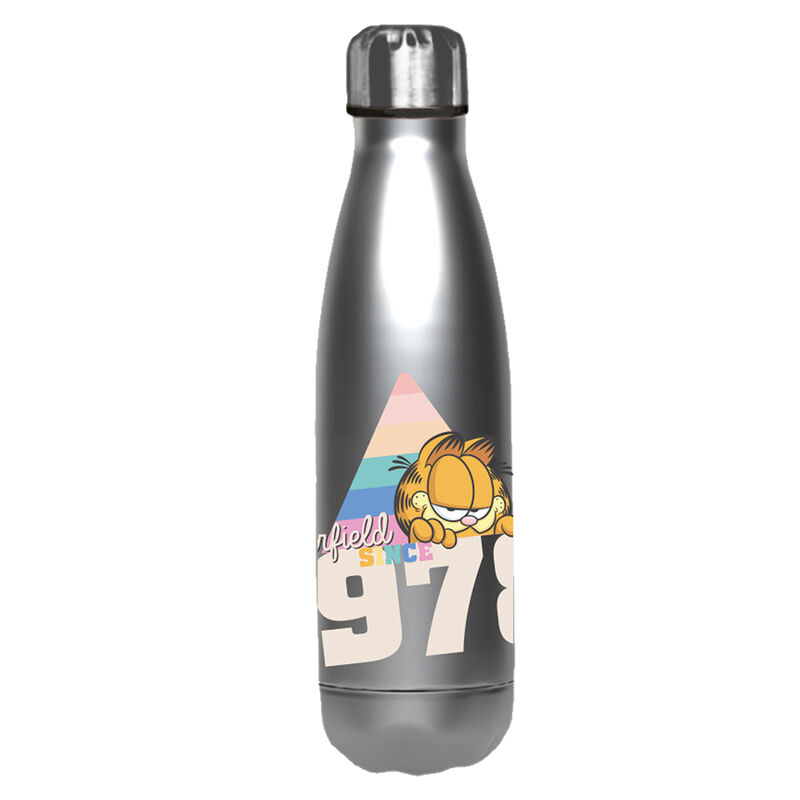 Botella acero inoxidable Garfield 550ml - Frikibase.com