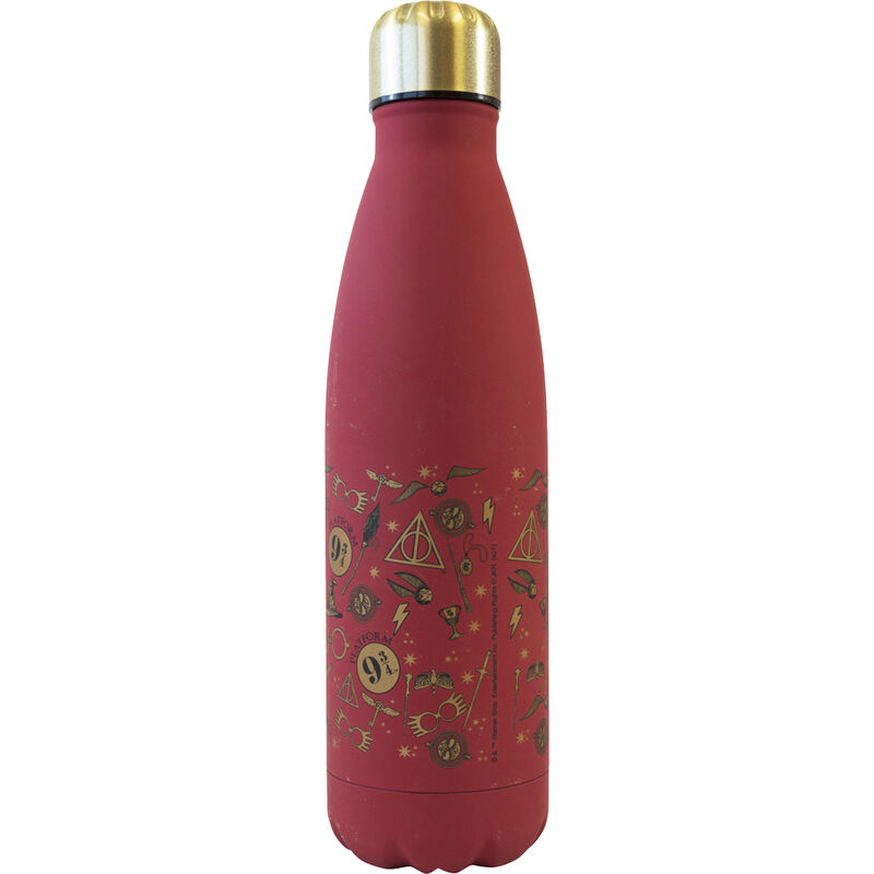 Botella Acero Inoxidable Hogwars Harry Potter 500ml - Frikibase.com