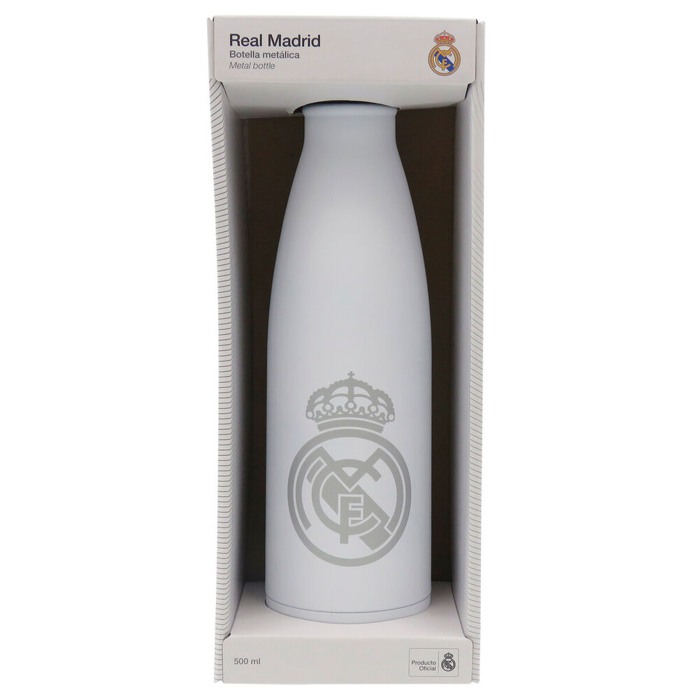 Botella acero inoxidable Real Madrid 500ml - Frikibase.com