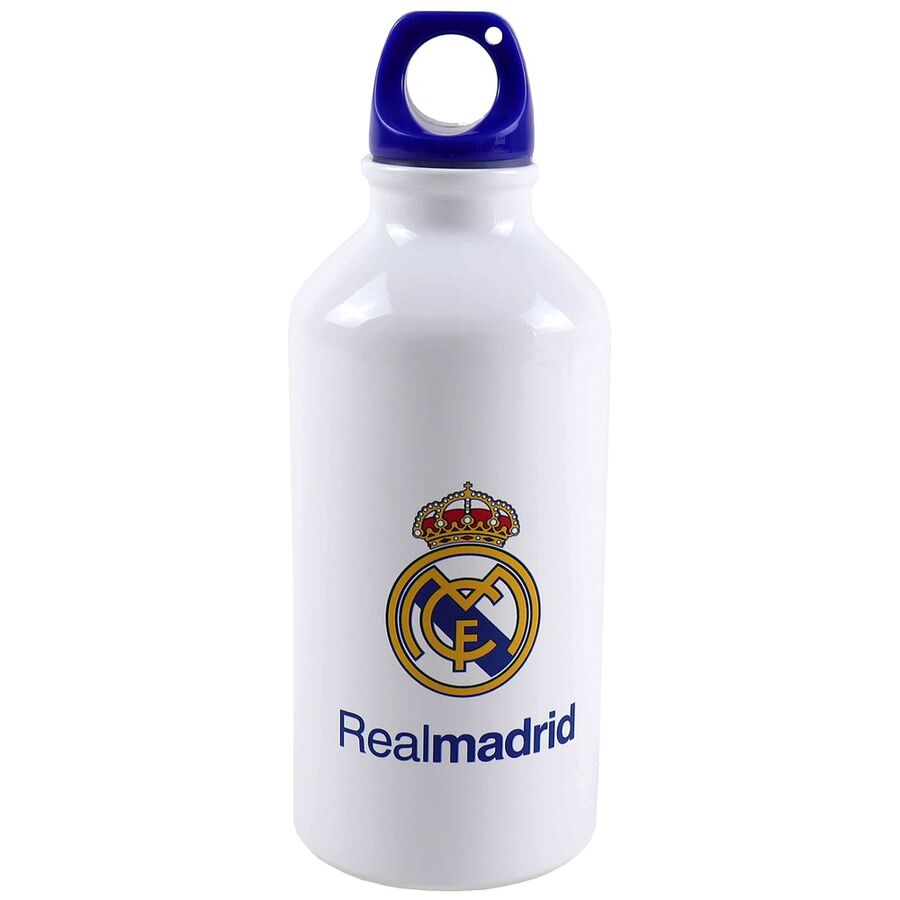 Botella aluminio Real Madrid 400ml - Frikibase.com