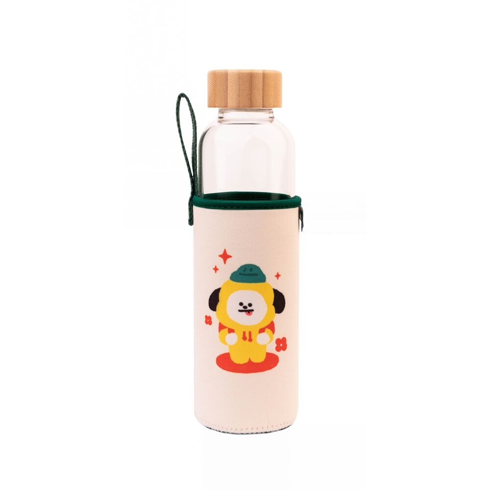 Botella cristal Chimmy BT21 - Frikibase.com