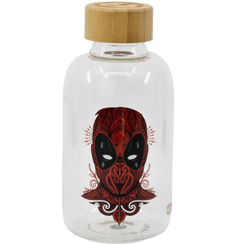 Botella cristal Deadpool Marvel 620ml - Frikibase.com