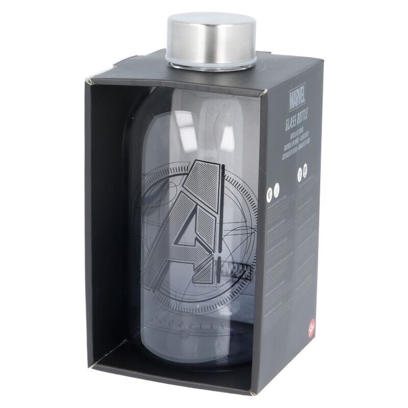 Botella cristal Vengadores Avengers Marvel 620ml - Frikibase.com