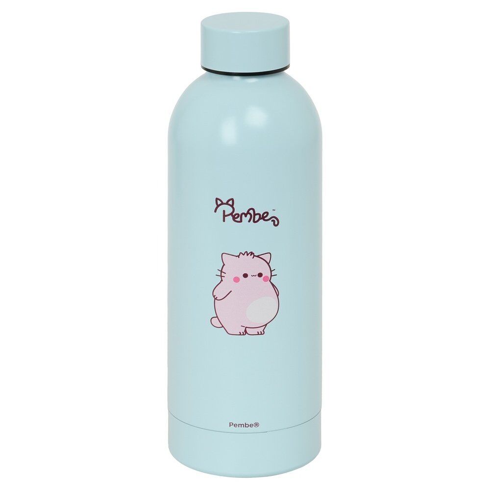Botella termo acero inoxidable Pembe The Pink Cat 500ml - Frikibase.com