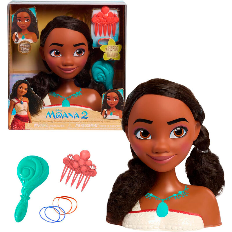 Busto peinados Vaiana Moana 2 Disney - Frikibase.com