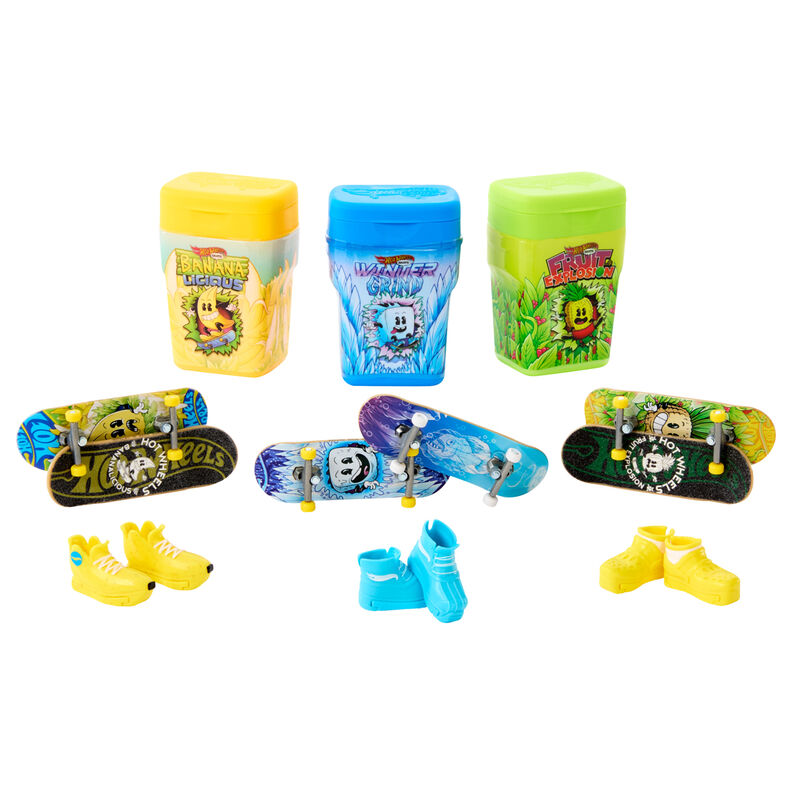 Caja chicles + 2 monopatines Skate Hot Wheels - Frikibase.com