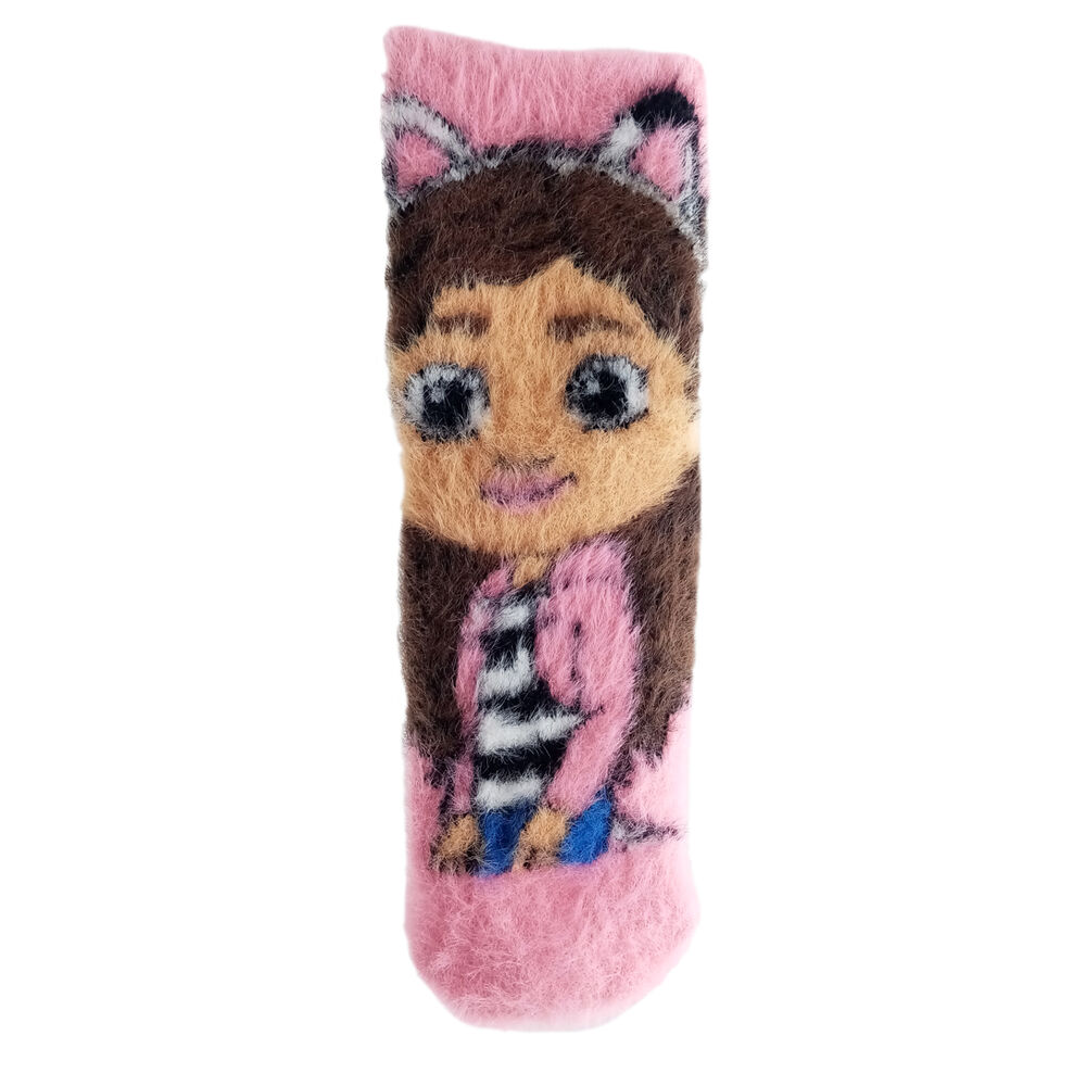 Calcetines antideslizantes coralina La Casa de Muñecas de Gabby - Frikibase.com