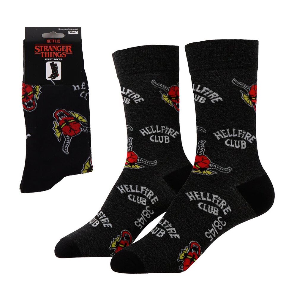Calcetines Hellfire Club Stranger Things adulto - Frikibase.com