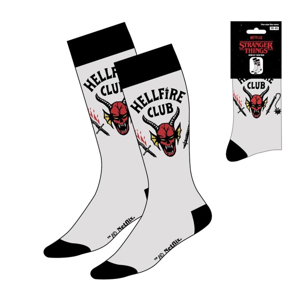 Calcetines Hellfire Club Stranger Things adulto - Frikibase.com