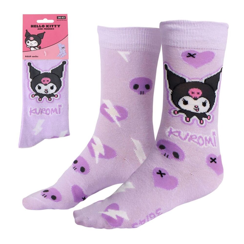 Calcetines Kuromi Hello Kitty - Frikibase.com