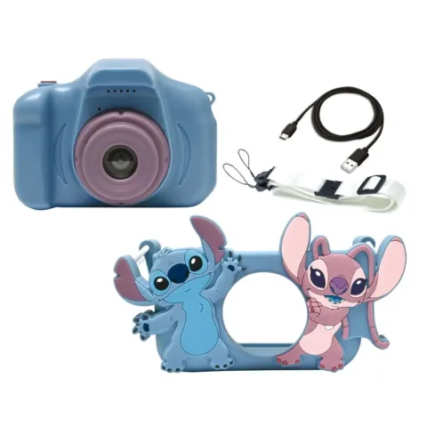 Camara Digital con Proteccion Stitch & Angel Disney - Frikibase.com
