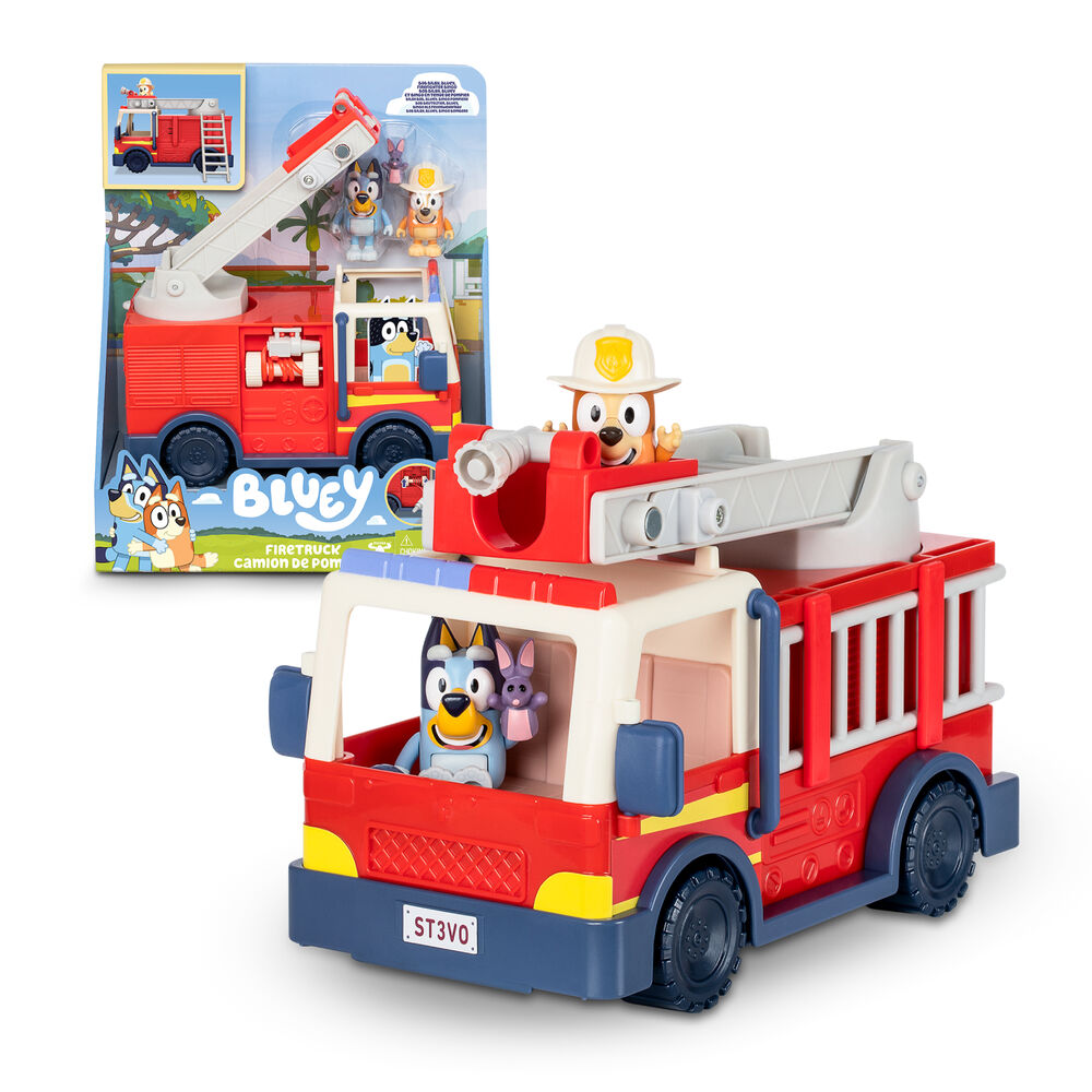 Camion Bomberos + figuras Bluey - Frikibase.com