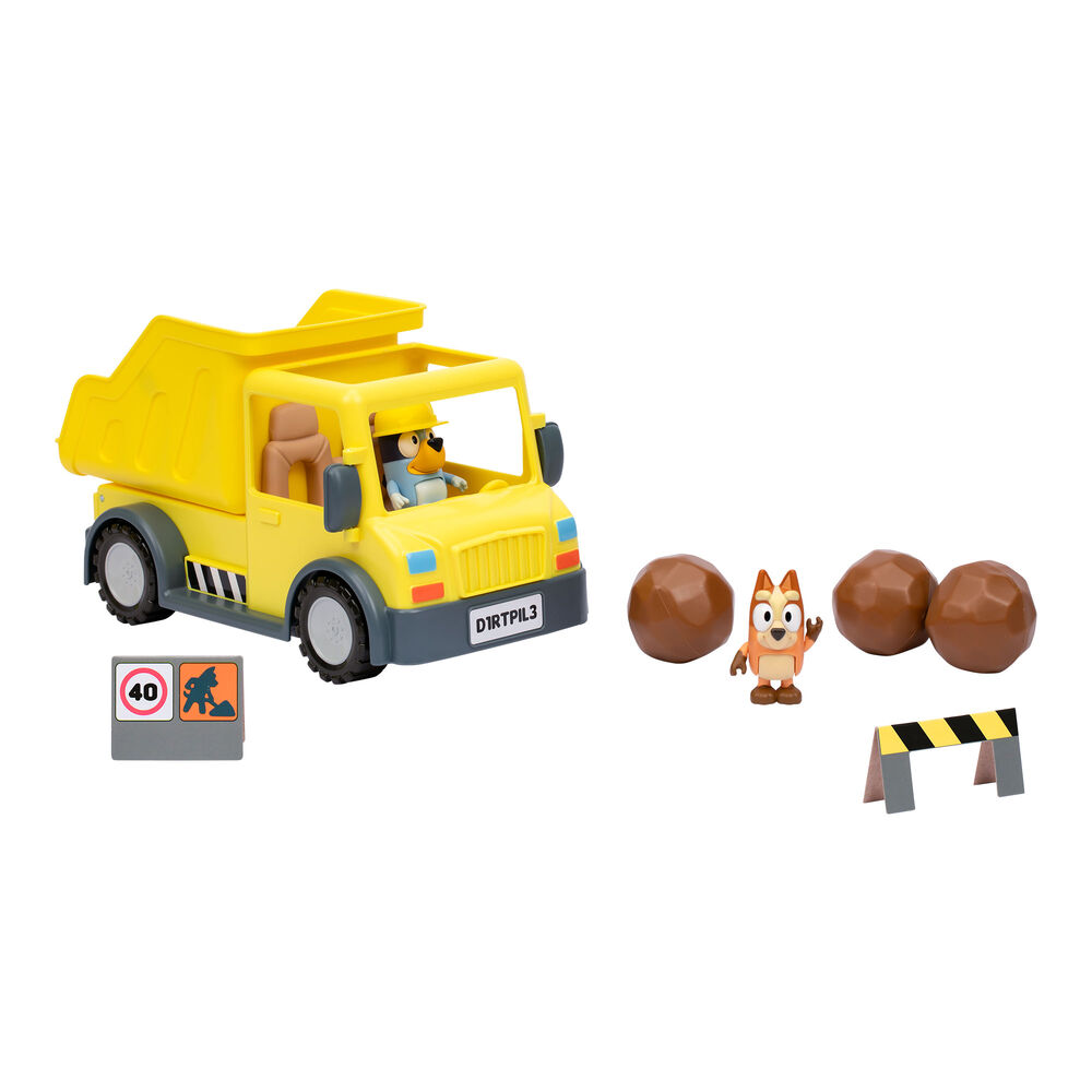 Camion Volquete + figuras Bluey - Frikibase.com