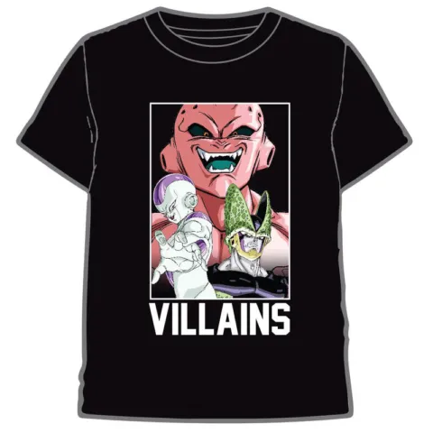 Camiseta Villanos Dragon Ball Z adulto - Frikibase.com