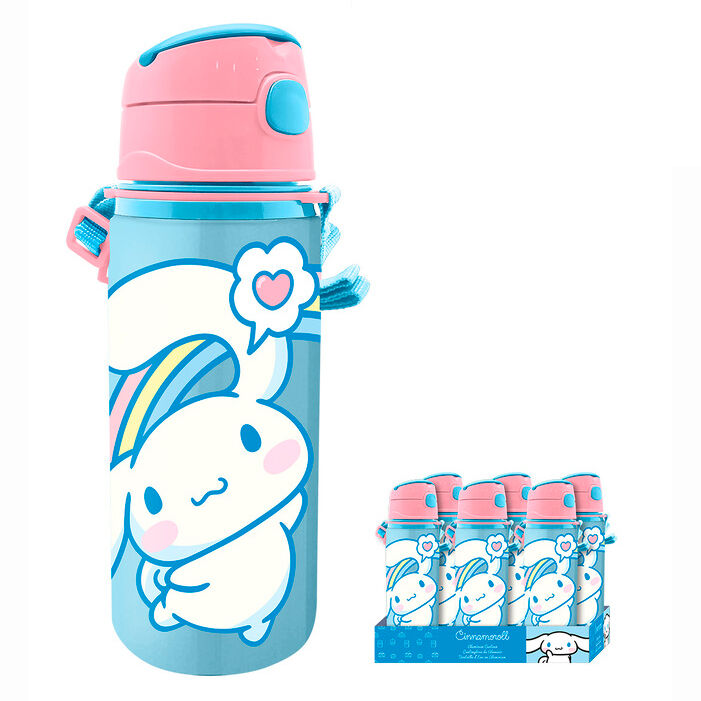 Cantimplora aluminio Cinnamoroll Hello Kitty 600ml - Frikibase.com