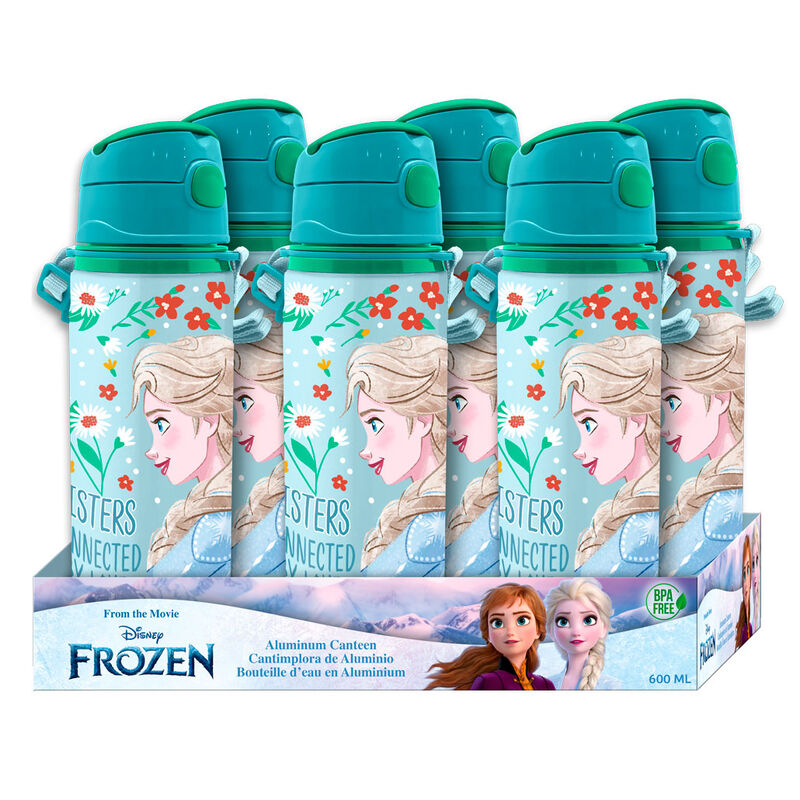 Cantimplora aluminio Frozen Disney 600ml - Frikibase.com