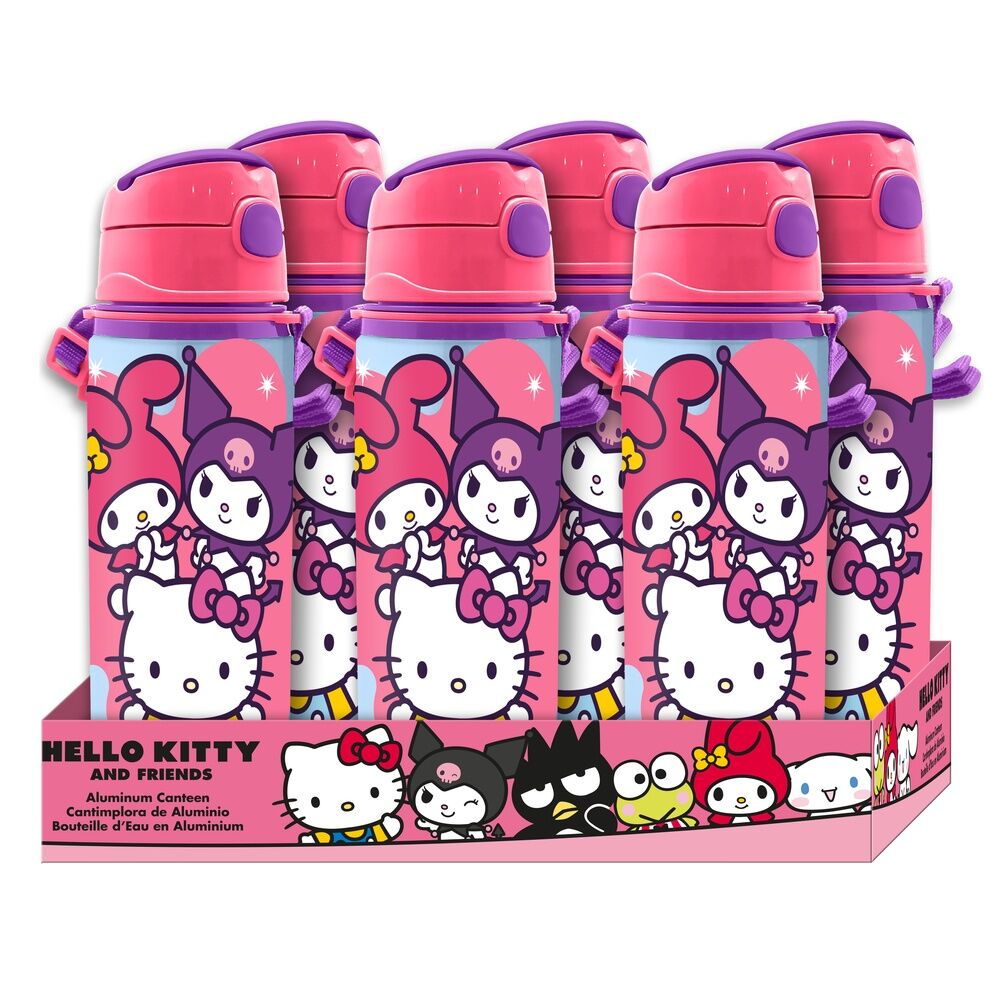 Cantimplora aluminio Hello Kitty and Friends 600ml - Frikibase.com