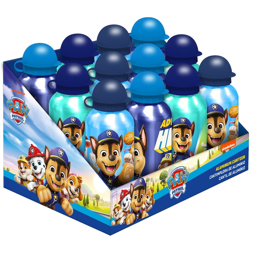 Cantimplora aluminio Patrulla Canina Paw Patrol 500ml surtido - Frikibase.com