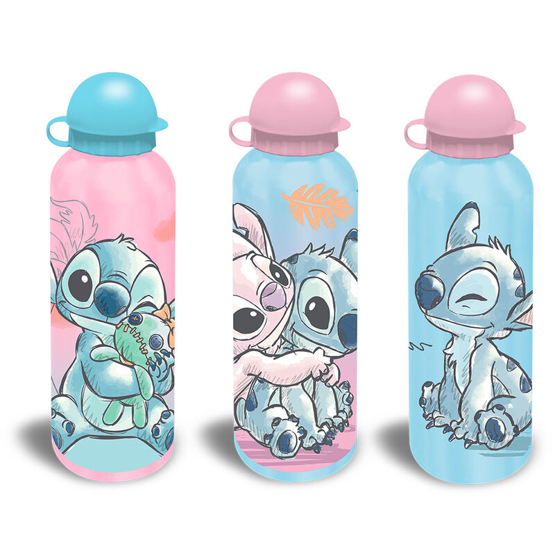 Cantimplora aluminio Stitch Disney 500ml surtido - Frikibase.com
