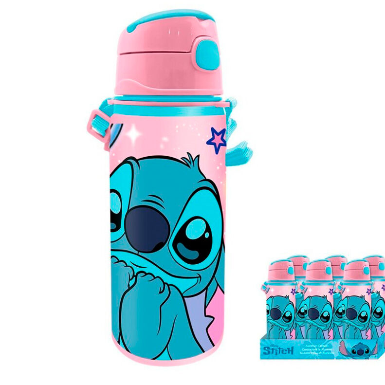 Cantimplora aluminio Stitch Disney 600ml - Frikibase.com