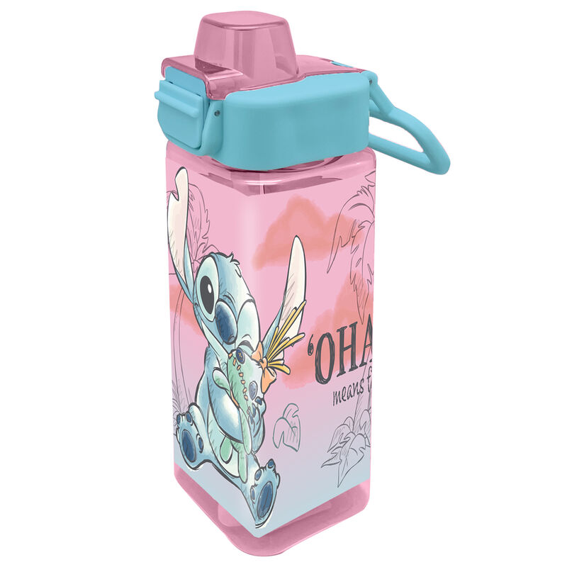 Cantimplora cuadrada Stitch Disney 500ml - Frikibase.com
