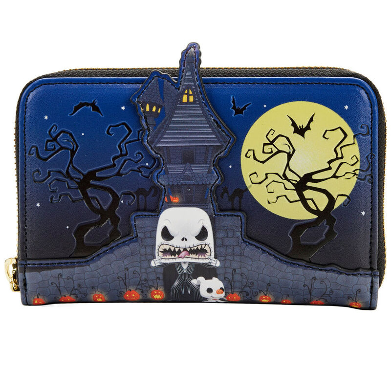 Cartera Jack Skellington Pesadilla Antes de Navidad Disney Loungefly - Frikibase.com