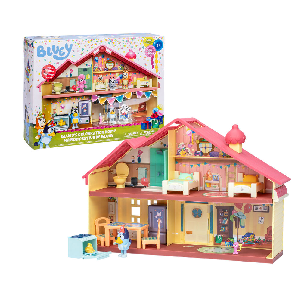 Casa Celebracion + figura Bluey - Frikibase.com