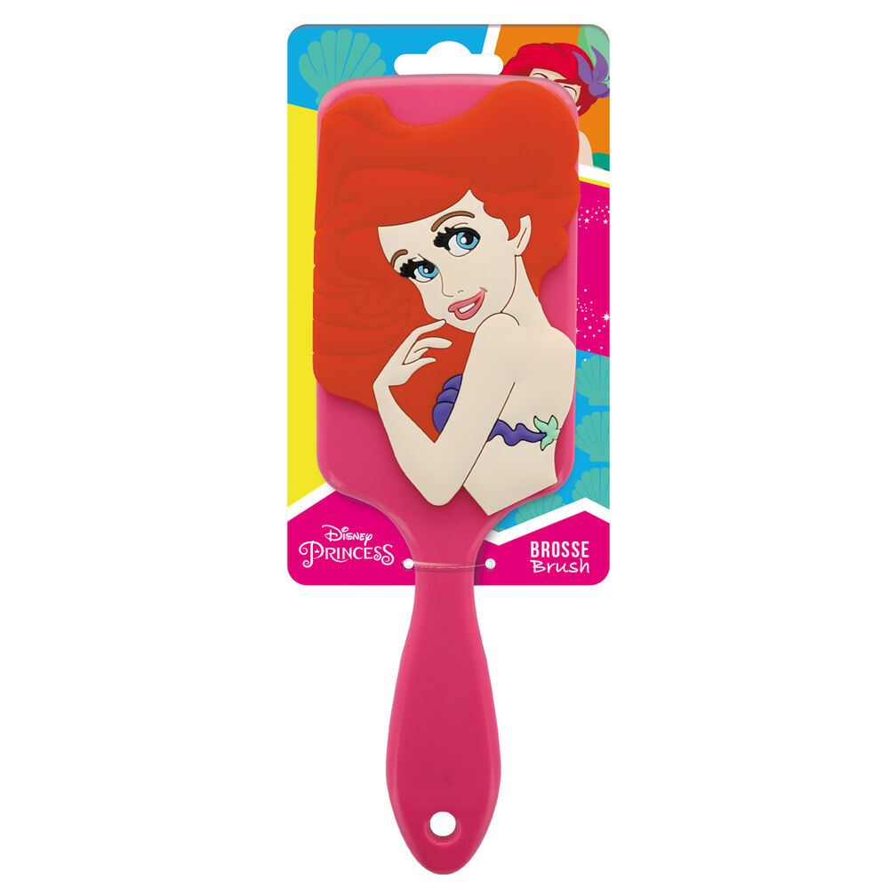 Cepillo pelo 3D Ariel La Sirenita Disney - Frikibase.com