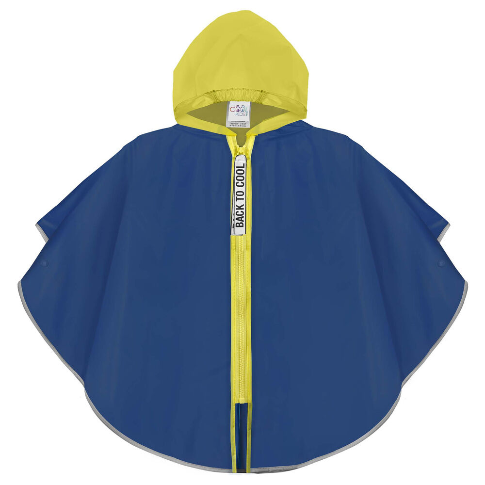 Chubasquero azul/amarillo con cremallera - Frikibase.com