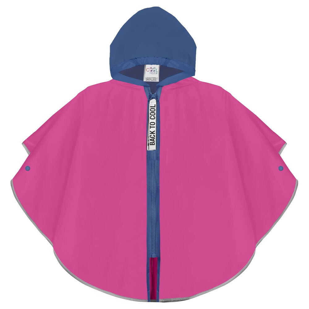 Chubasquero fucsia/purpura cremallera - Frikibase.com