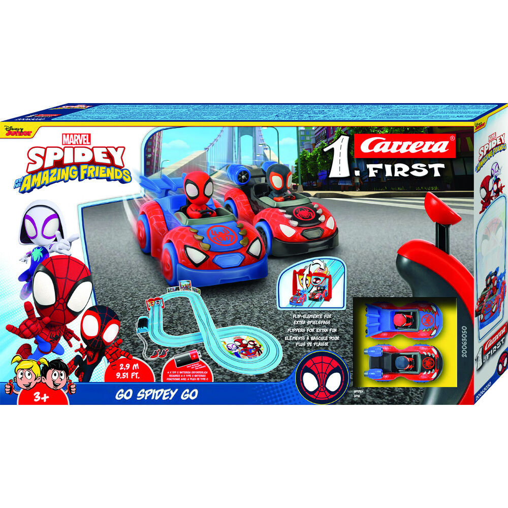Circuito carreras Go Spidey Go Spidey and his Amazing Friends Marvel - Frikibase.com