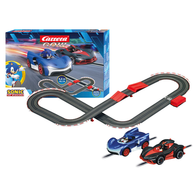 Circuito carreras Sonic + Shadow Sonic the Hedgehog Carrera GO!!! - Frikibase.com