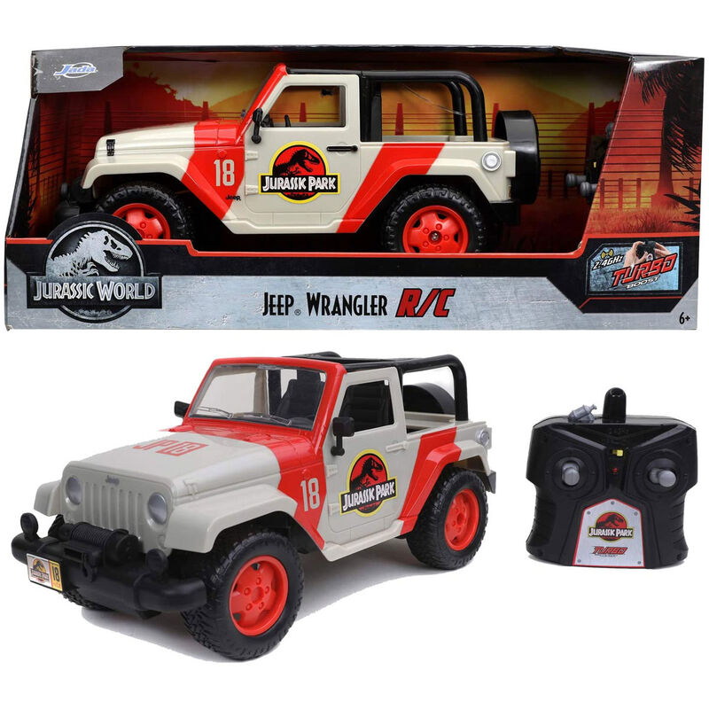 Coche radio control Jeep Wrangler Jurassic Park - Frikibase.com