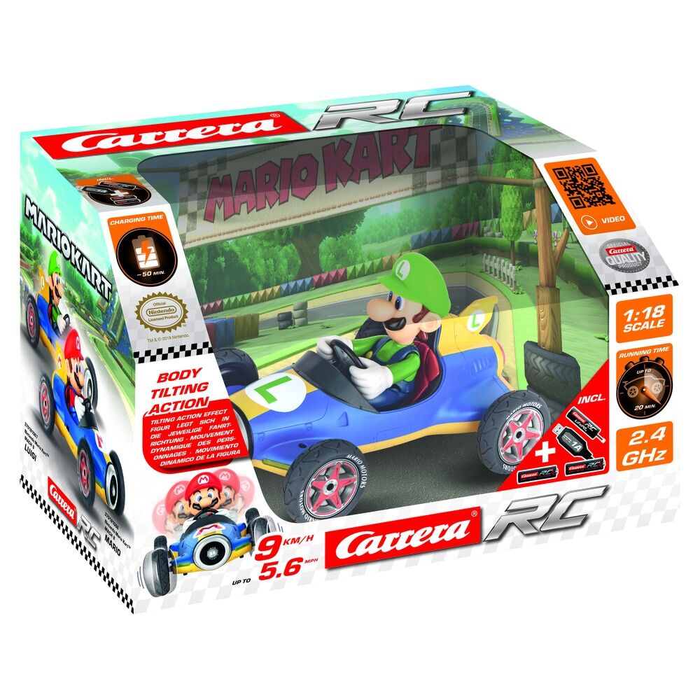 Coche radio control Luigi Mario Kart - Frikibase.com