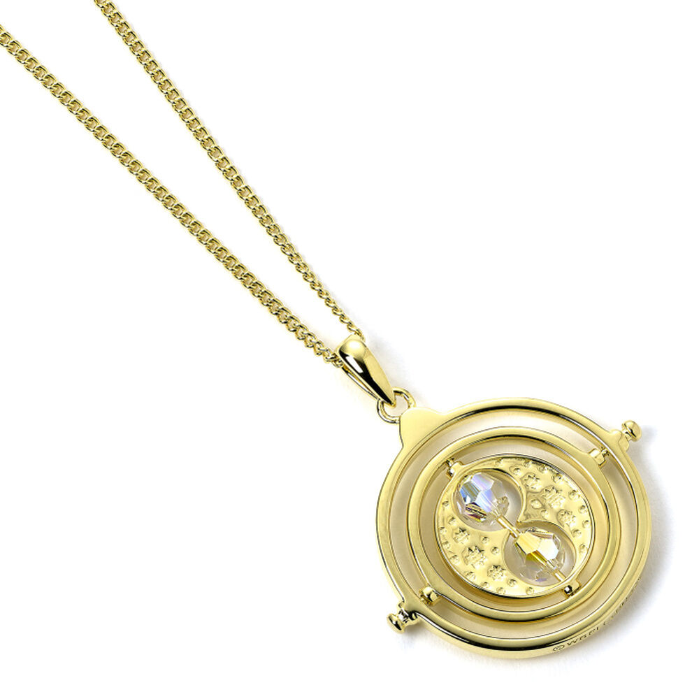 Colgante Giratiempos Harry Potter plata baño oro - Frikibase.com