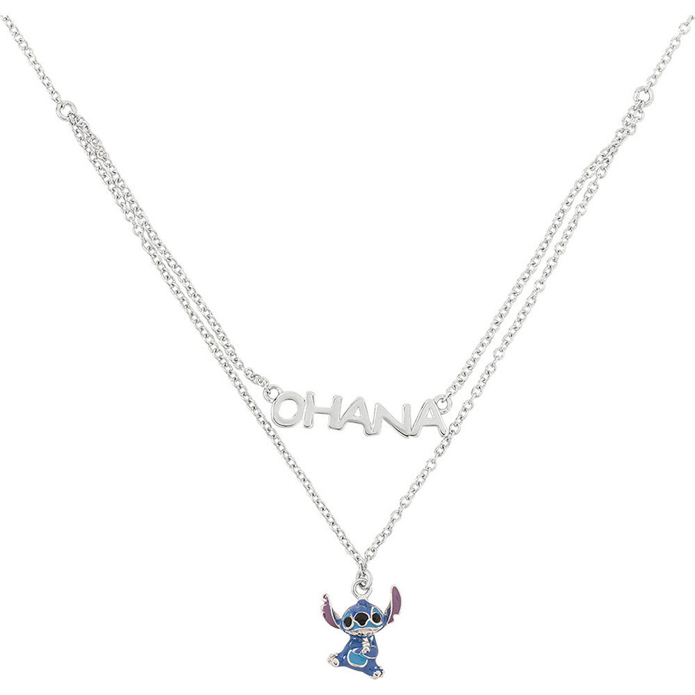 Colgante Ohana Stitch Disney plata - Frikibase.com