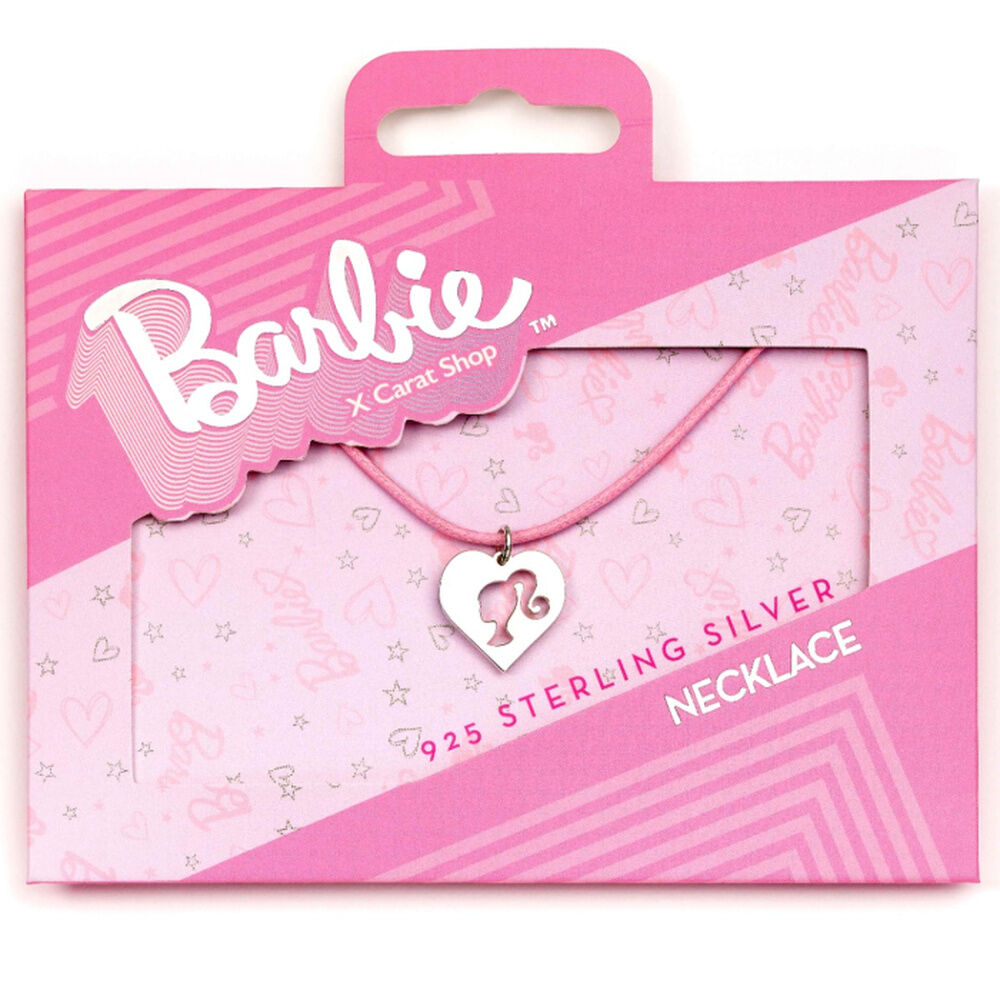 Colgante Silhouette Barbie plata - Frikibase.com