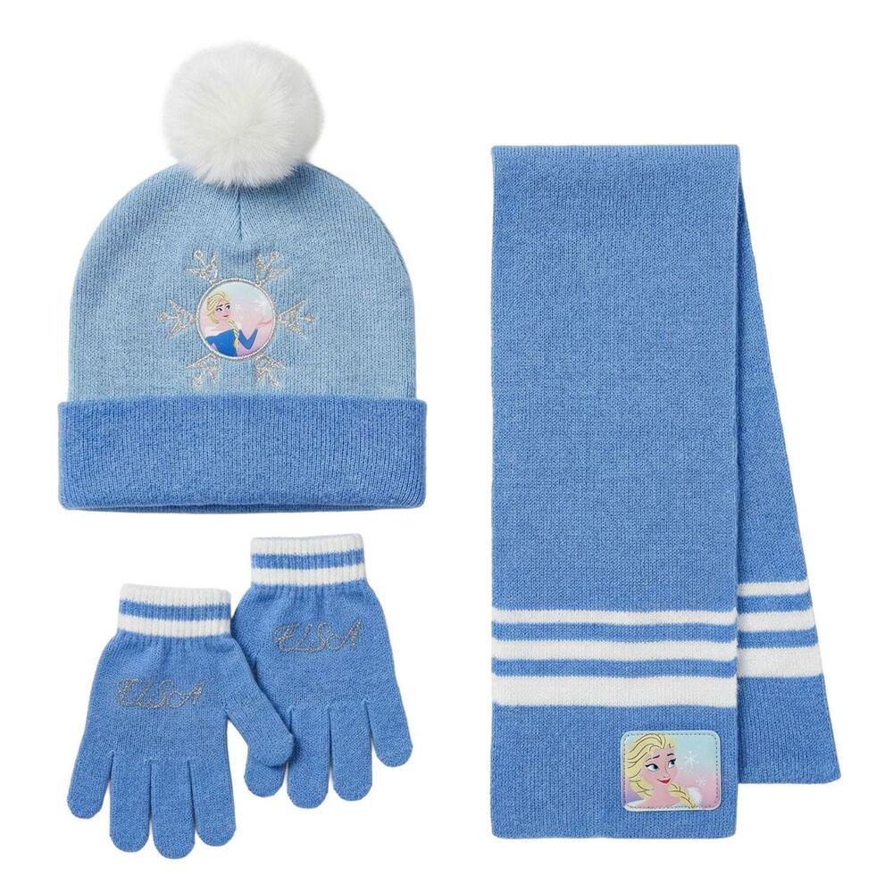 Conjunto gorro guantes bufanda Frozen Disney - Frikibase.com
