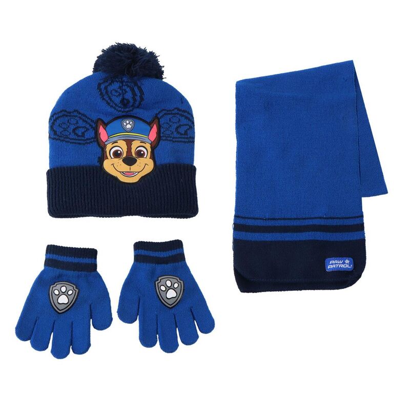 Conjunto gorro guantes bufanda Patrulla Canina Paw Patrol - Frikibase.com