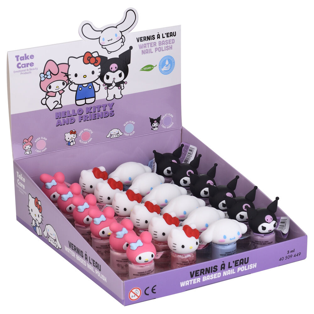 Esmalte de uñas al agua Hello Kitty and Friends surtido - Frikibase.com