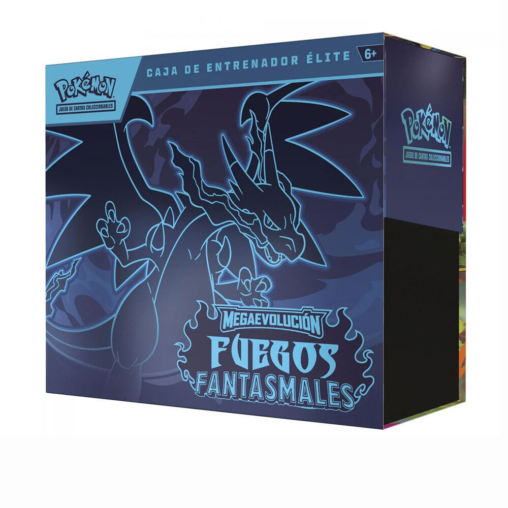 Estuche Entrenador Elite cartas Fuegos Fantasmales Pokemon Latino - Frikibase.com