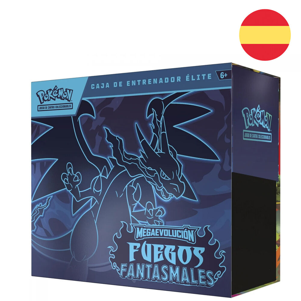 Estuche Entrenador Elite juego cartas Fuegos Fantasmales Pokemon Español - Frikibase.com