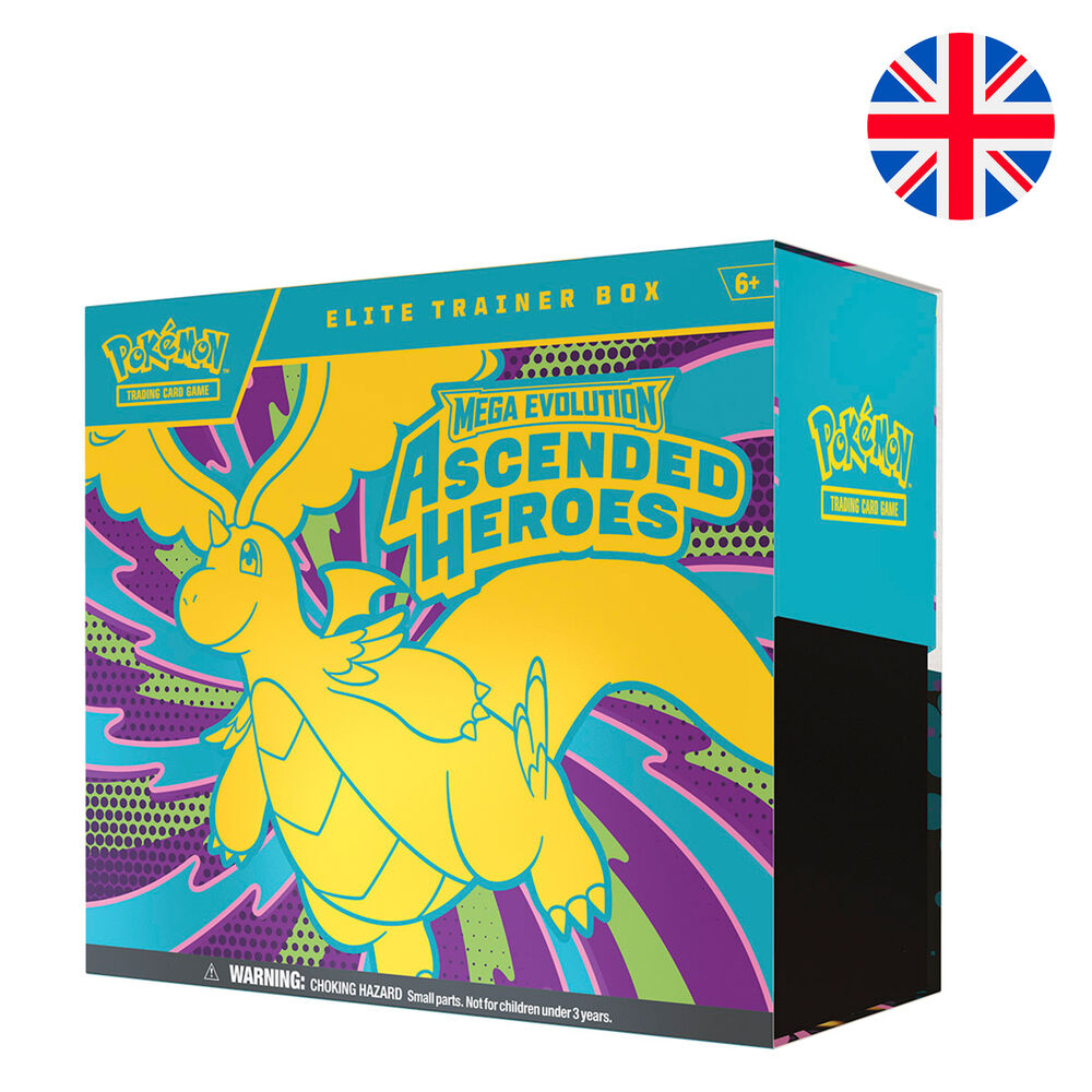 Estuche juego cartas Entrenador Elite Ascended Heroes Pokemon ingles - Frikibase.com