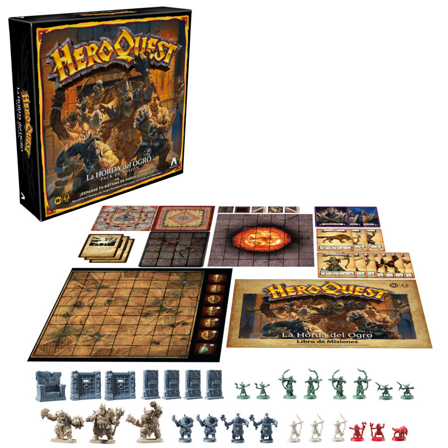 Expansion juego mesa La Horda del Ogro Heroquest español - Frikibase.com