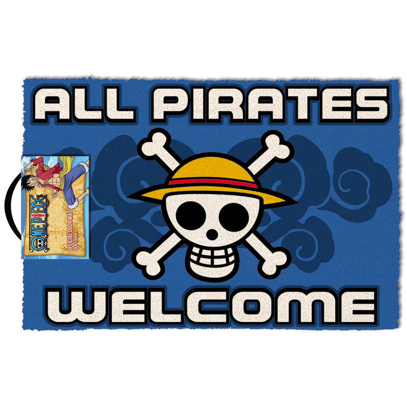 Felpudo All Pirates Welcome One Piece - Frikibase.com