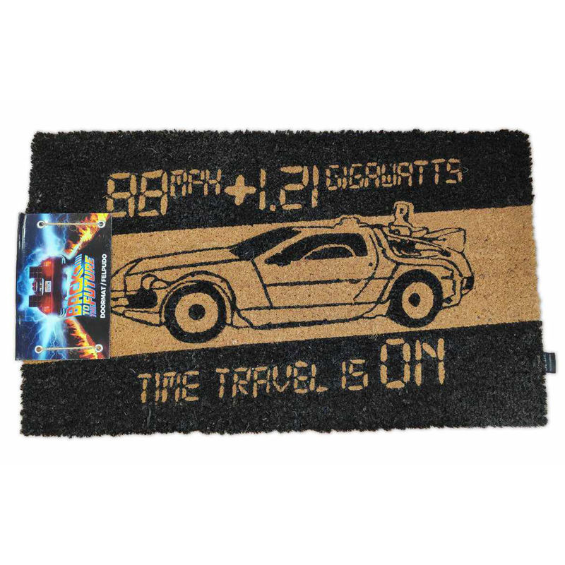 Felpudo Delorean Regreso al Futuro - Frikibase.com