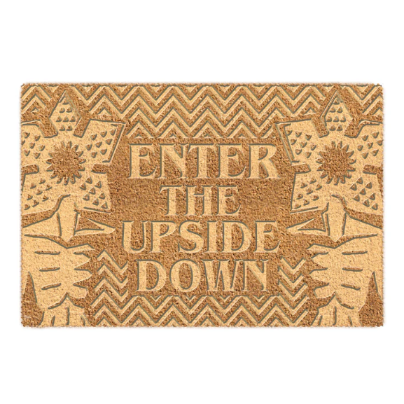 Felpudo Enter the Upside down Stranger Things - Frikibase.com