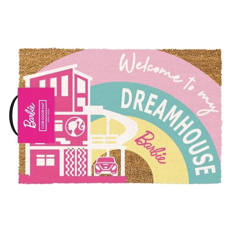 Felpudo Welcome to My Dreamhouse Barbie - Frikibase.com